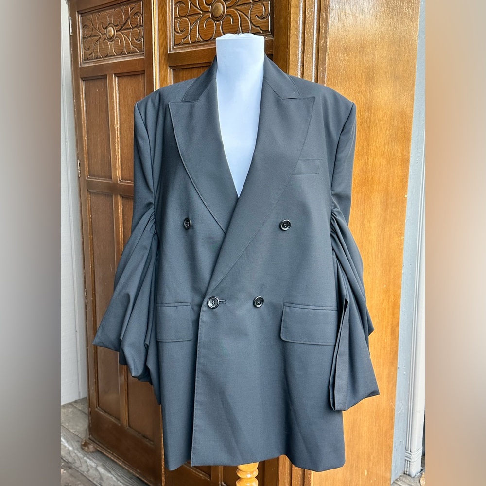 Junya Watanabe for Comme des Garcons Jacket with Ruched Sleeves